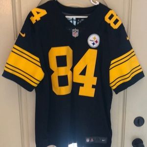 Authentic Nike #84 Antonio Brown Color Rush Jersey